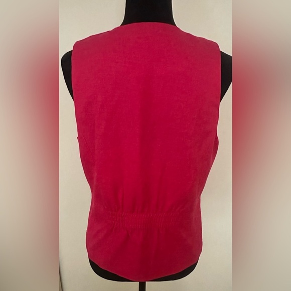 Cupio Blush Pink Scalloped Neck Pink Vest - Size L - NWT - Picture 5 of 7